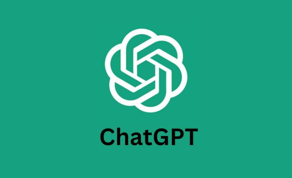 ChatGPT Logo auf grünem Hintergrund