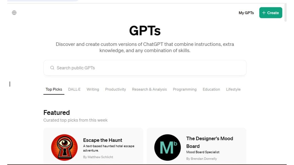 the gpt store a feature of chatgpt plus
 