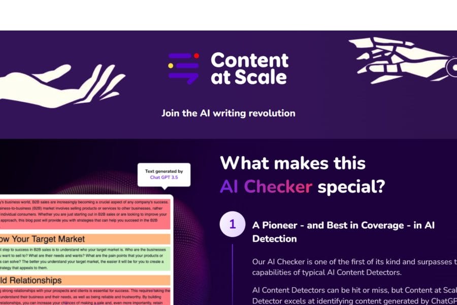 content at scale ai detector review