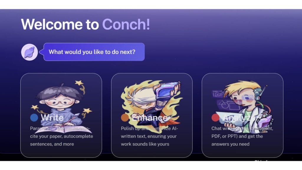 conch welcome image